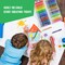 Jumbo Twistable Crayons Set of 36 Colors - Silky Gel Twistable Washable Crayons for Coloring Books, Arts & Crafts, Non Toxic Twist Up Easy Glide - Bright, Bendable, Blendable